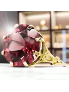 Рубин 14-кв Желтое золото Кольцо Винтаж изделия vrc073y